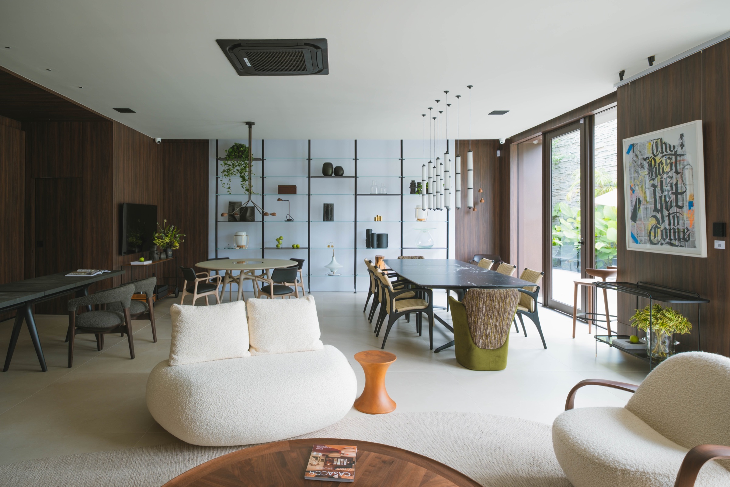 Ambiente D.E reunindo diferentes linguagens do design